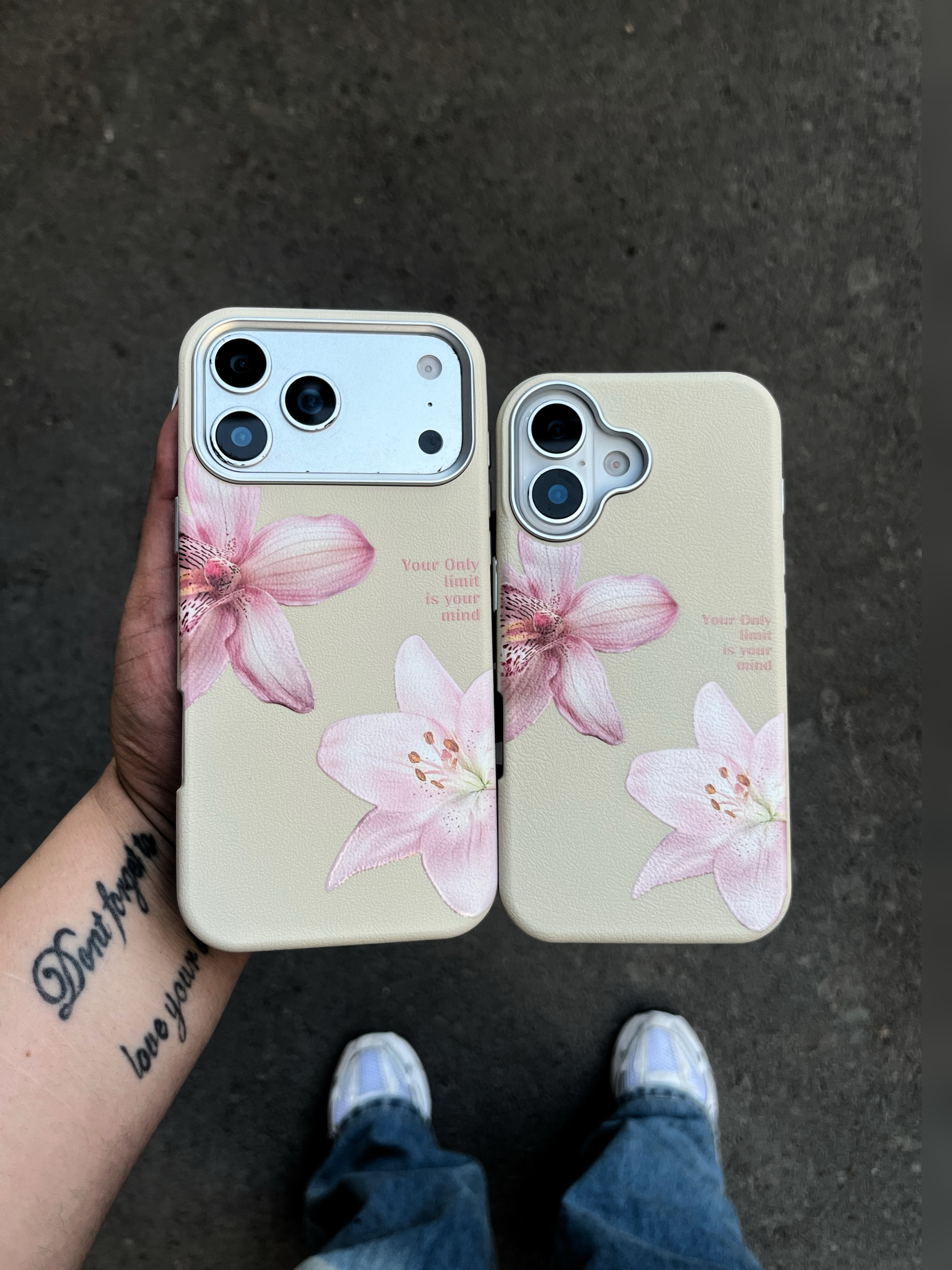 لیلیوم چرم صورتی